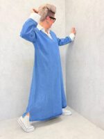 Robe Chemise Longue Grande Taille – Élégance Décontractée & Confort Absolu – Image 4