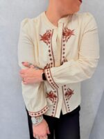 Blouse Brodée Grande Taille – Esprit Bohème Chic & Élégance Authentique