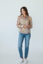 Chemise Imprimée Bohème – EMA BLUE’s | Fabrication Française – Image 3
