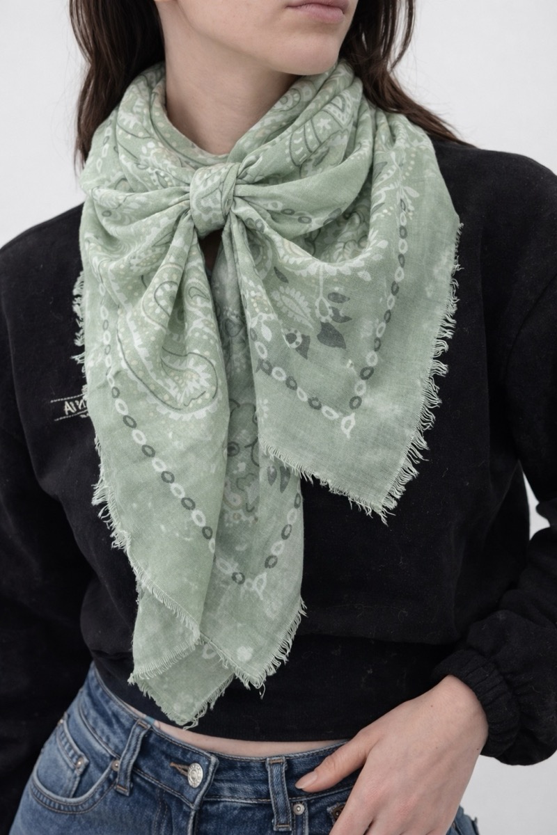 CDA2C458-61ED-4798-9276-099635C039FD Écharpe Motif Cachemire Dégradé – Élégance Bohème – Image 1