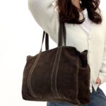 Sac Cabas en Cuir de Vachette Souple et Authentique