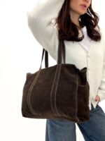 Sac Cabas en Cuir de Vachette Souple et Authentique