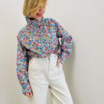 Chemise À Motif Liberty En Coton