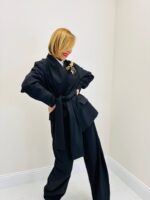 Veste Ceinturée À Col Structuré – Image 6