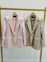 Veste Satinée élégante Coupe Tailleur – Image 2