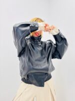 Blouson en Simili Cuir – allure contemporaine et caractère affirmé