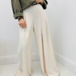 Pantalon Large Ceinturé – élégance fluide et allure chic moderne