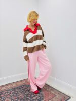 Pantalon Jogging en Coton Confort à Bandes Contrastées – Image 5