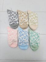 Chaussettes Léopard Douces aux Tons Pastel – Image 2