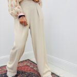 Pantalon Blush À Taille Élastiquée Marque Ema Blues – Confort Chic Du Quotidien