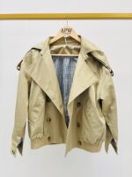 Trench Court Smocké À La Taille – Image 2