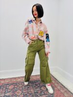 Chemise à Carreaux en Coton – Patchs Esprit Campus – Image 9