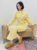 Jean Wide Leg Vichy Brodé – Esprit Fun & Créatif – Image 4