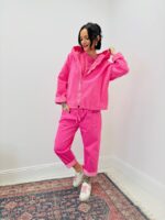 Veste À Capuche En Velours Coton À Coupe Décontractée – Image 12