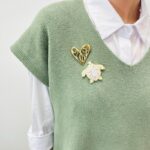 Broche Tortue Dorée – Bijou Fantaisie Chic & Symbolique