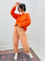 Pull En Viscose À Col Montant Et Détails Boutonnés