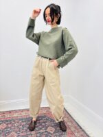 Pull En Viscose À Col Montant Et Détails Boutonnés – Image 8