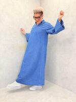 Robe Longue Denim Grande Taille – Esprit Minimal Chic & Confort Moderne