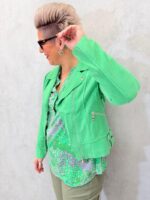 Perfecto Coloré Grande Taille Effet Suédine – Esprit Mode & Audace – Image 8
