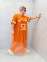 Robe T-Shirt Grande Taille en Tulle – Esprit Sport Chic & Audace Moderne – Image 5