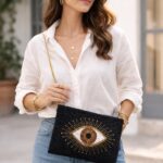 Pochette En Perles "Regard Iconique"