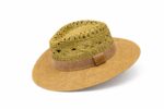 Chapeau En Paille Tressée À Ruban Contrasté – Image 2
