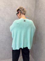 Pull Oversize Col V Dos Boutonné – Style Affirmé Grande Taille – Image 12