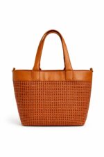 Sac Cabas Tressé Vegan À Finitions Structurées – Image 2