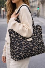 Cabas Imprimé “Amour” Format Maxi & Esprit Parisien