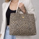 Sac Cabas Léopard 100% Coton