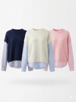 Pull Superposé Effet Chemise Intégrée – Image 7
