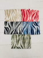 Foulard Zébré En Viscose Fluide – Image 2