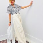 Pantalon Coupe Barrel Taille Haute Esprit Moderne Chic