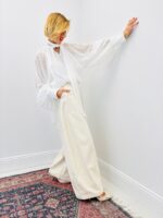 Blouse Évasée En Tissu Léger À Manches Bouffantes – Image 5