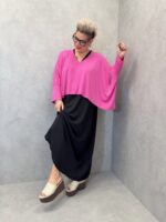 Pull Fluide Grande Taille À Col V – Coupe Ample & Couleurs Vitaminées