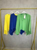 Pull Fluide Grande Taille À Col V – Coupe Ample & Couleurs Vitaminées – Image 8