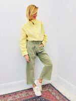 Chemise Rayée À Col Victorien Esprit Chic Lumineux – Image 3