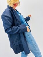 Veste Blazer En Denim Esprit Tailoring Moderne – Image 5