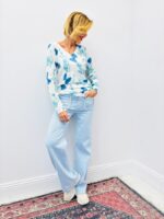 Jean Coupe Wide Leg À Poches Tressées Esprit Vintage Chic – Image 13