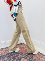 Jean Coupe Wide Leg À Poches Tressées Esprit Vintage Chic – Image 9