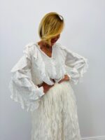 Chemise Volantée À Motif Pois En Viscose – Image 3