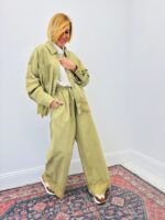 Veste En Toile De Jean Avec Détails Dentelle – Image 2
