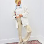 Veste En Toile De Coton Avec Détails Pin’s