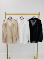 Chemise Légère Fluide Effet Voile Coupe Oversize – Image 2