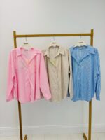 Chemise Rayée Oversize Love Club – Image 2