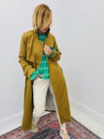 Trench Long Fluide En Tencel Coton – Image 6