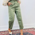 Pantalon Coupe Chino Taille Haute