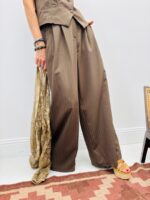 Pantalon Large Rayé Coupe Tailoring – Image 6