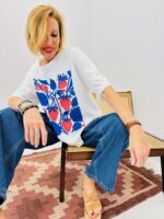 Tee-Shirt Oversize Imprimé Fraises Graphiques – Image 5