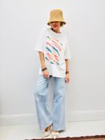 Jean Wide Leg Denim Clair Coupe Fluide – Image 5